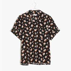 Madewell Corduroy Daily Button Down Shirt in Homestead Bouquet Small